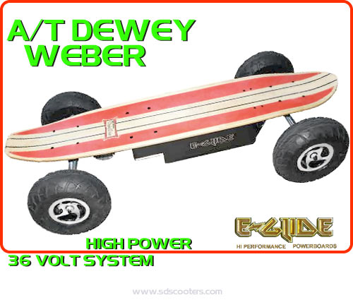 A/T Dewey Weber electric skateboard
